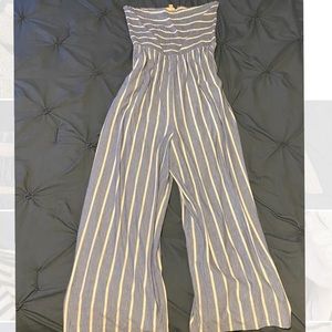 Striped Jumpsuit